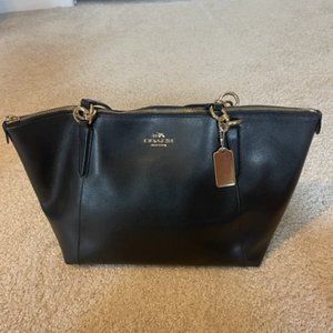 Black Coach Satchel Bag
